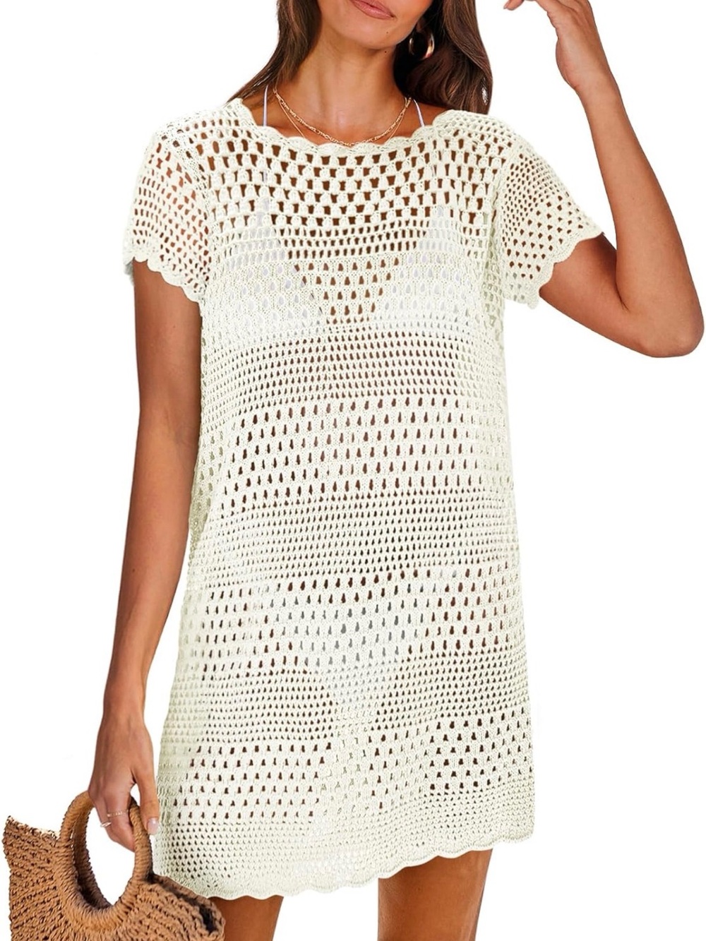 Crochet Swim Suit Cover Up
